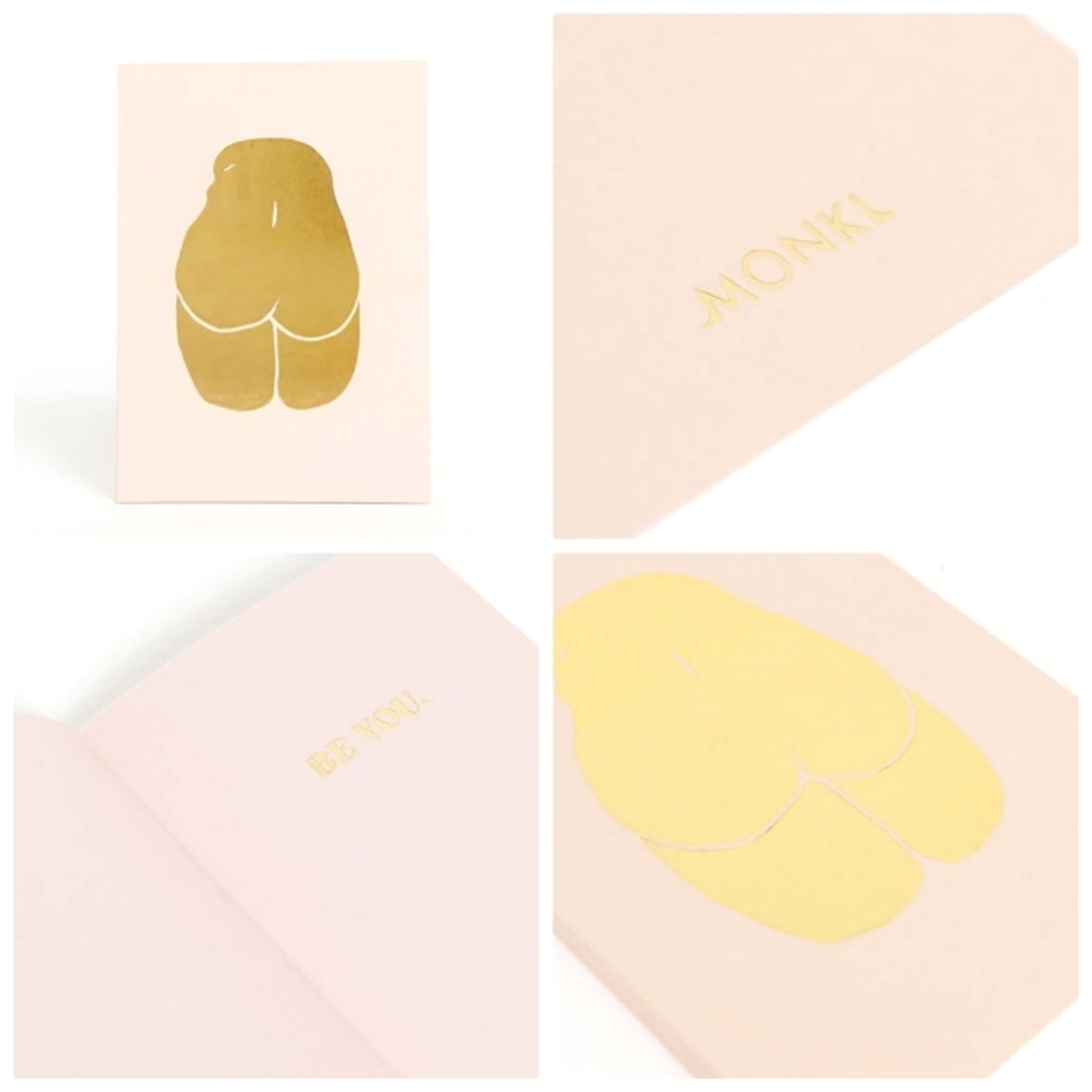NEW Monki Signe Bum Print Notebook - Picture 2 of 4
